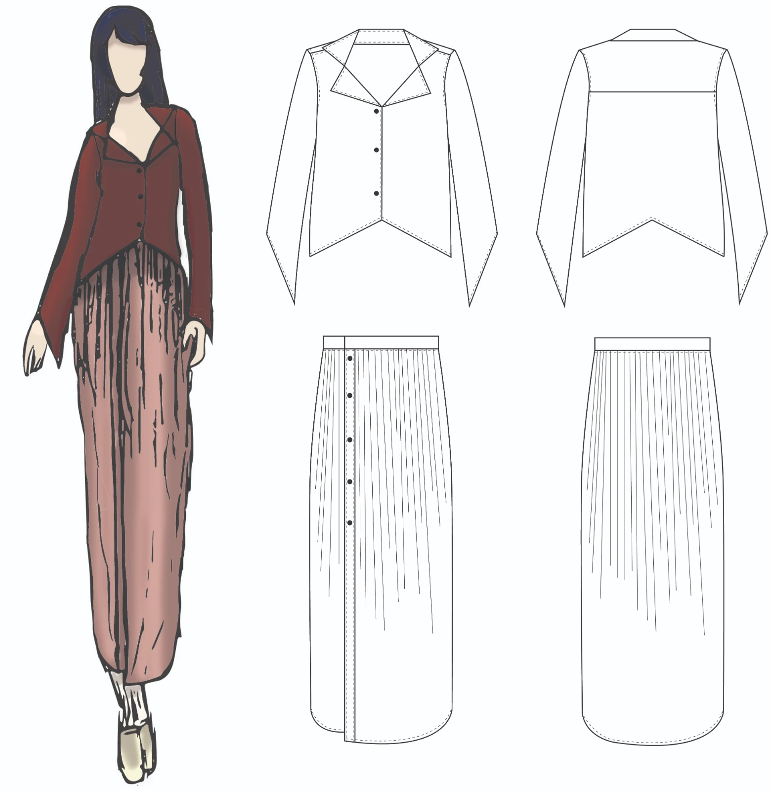 Garment flat 13