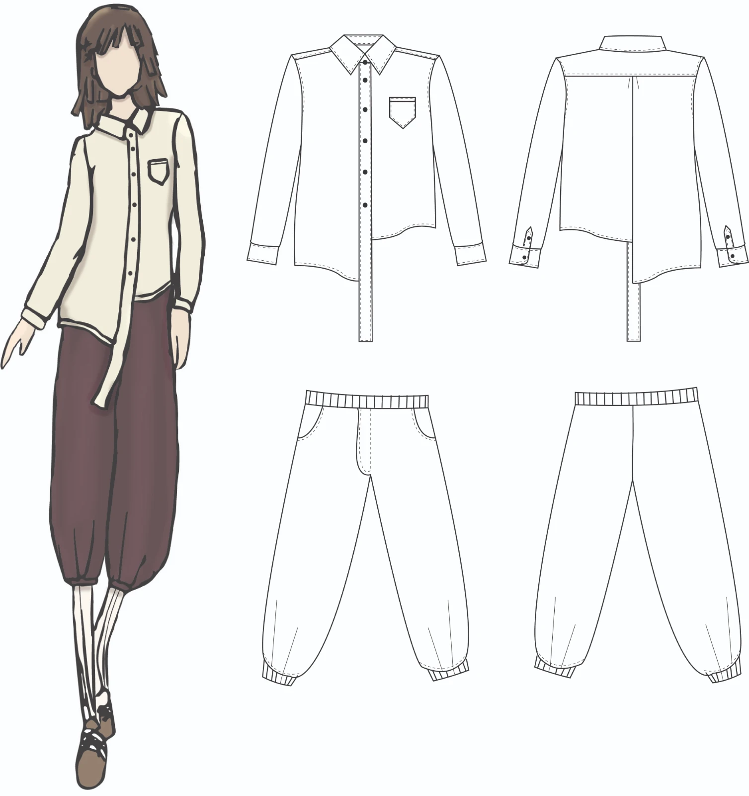 Garment flat 15
