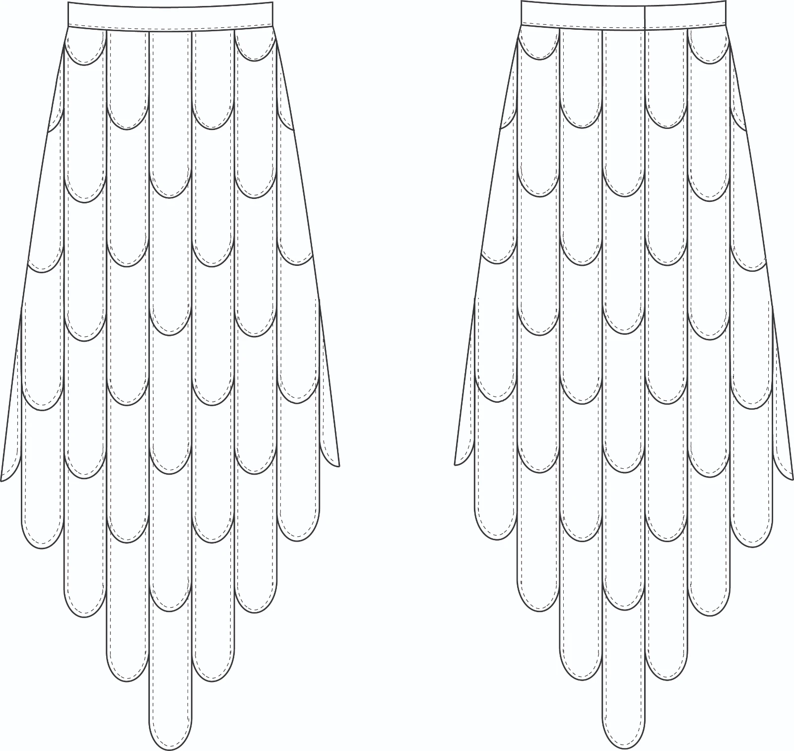 Jade technical flat