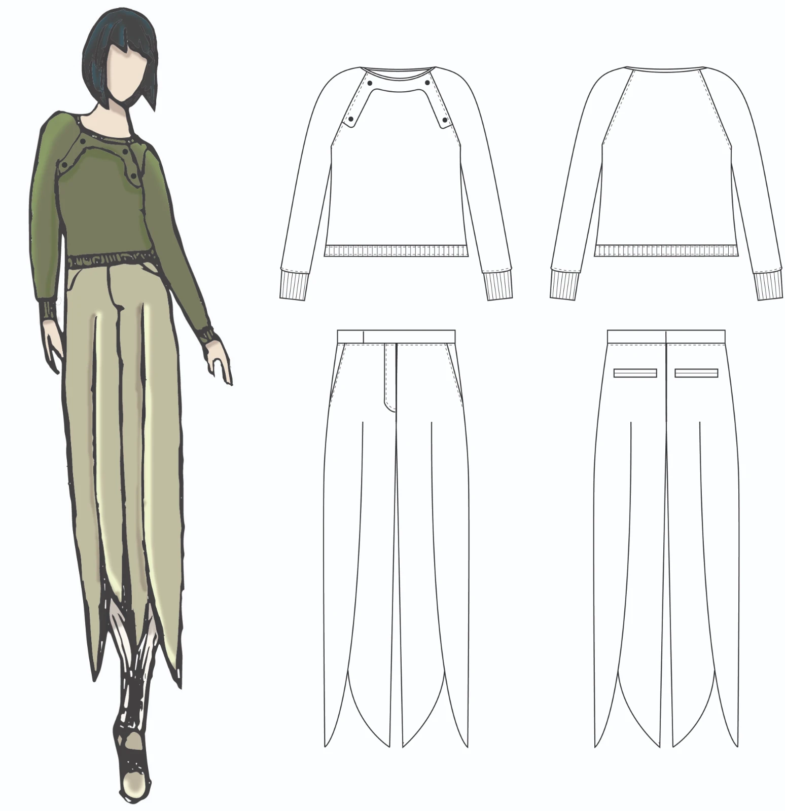 Garment flat 14