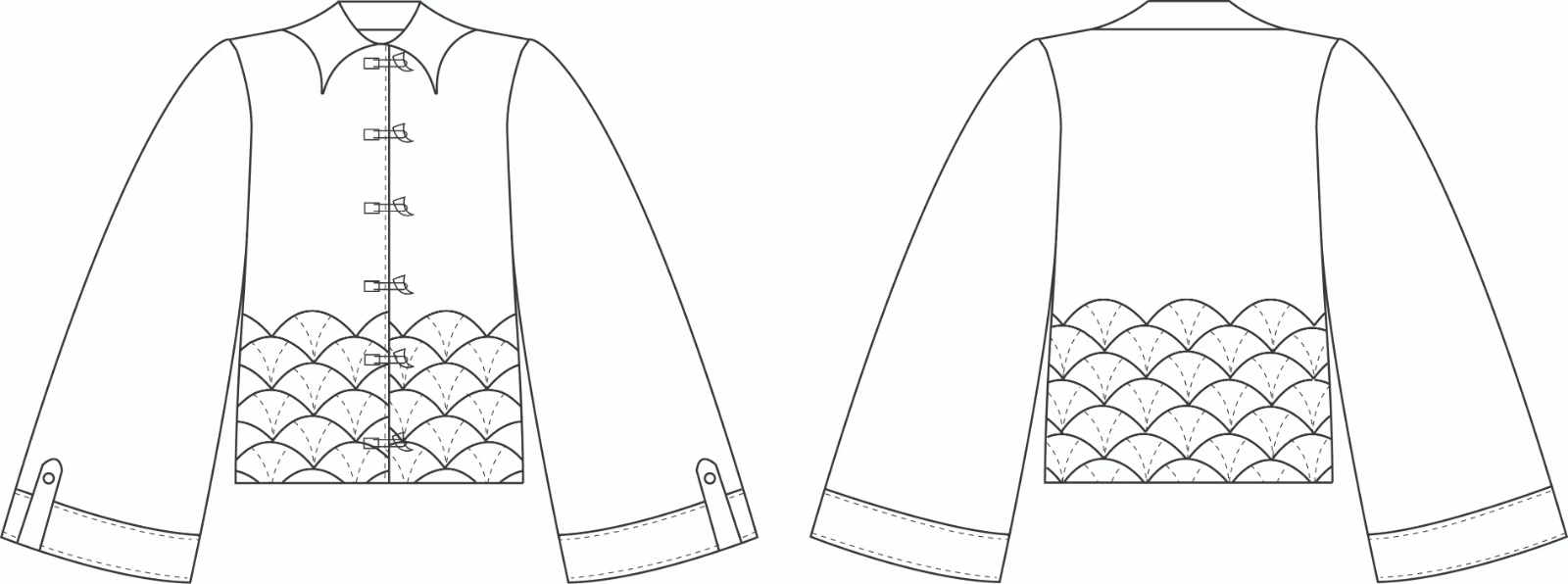Jade sketches and garment flats — photo 3